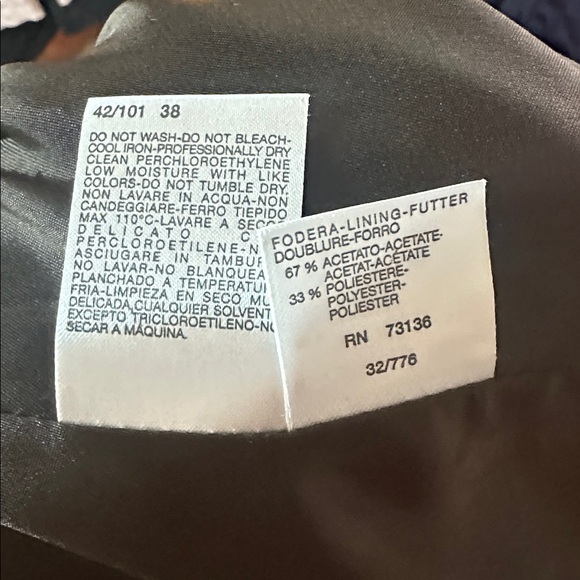 MAXMARA LUXURY BROWN ONE BUTTON BLAZER JACKET 4 EXCELLENT - Picture 6 of 6